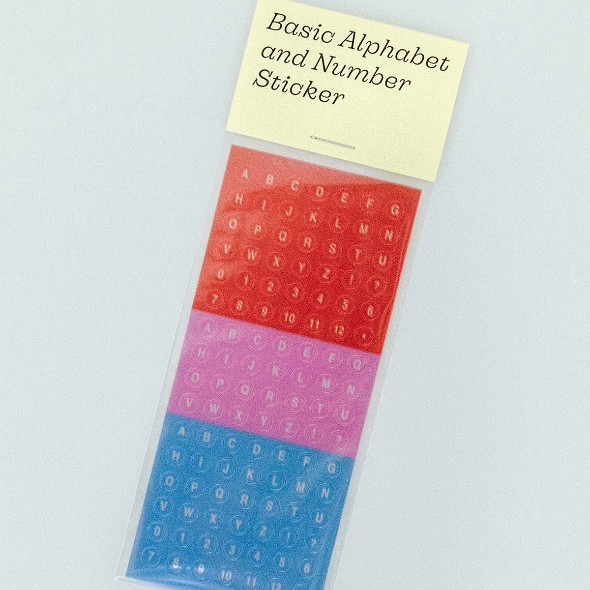【resepe】シール Basic Alphabet & Number sticker | 韓国文具・雑貨 kaulcoffee.studio