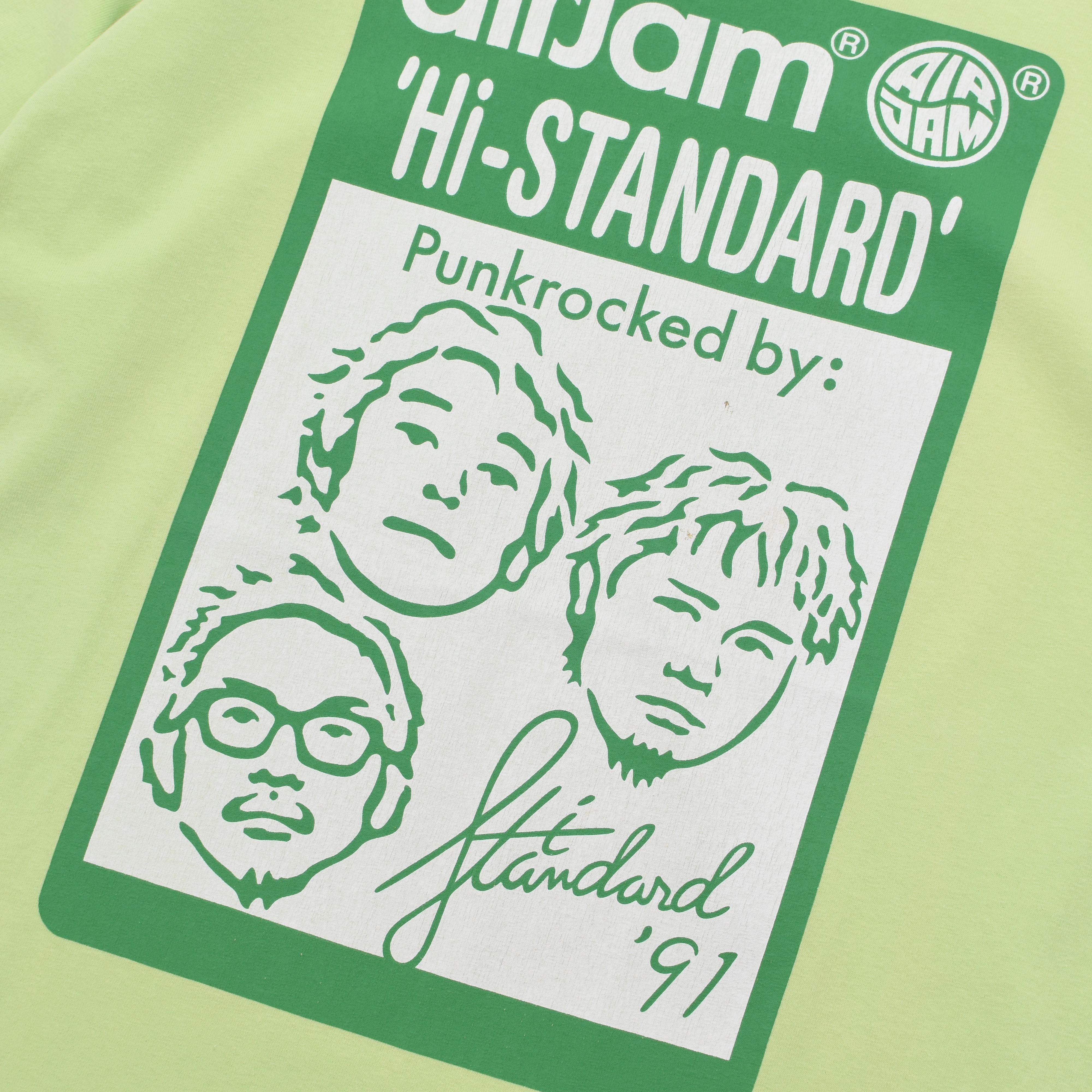 airjam Hi-STANDARD print T shirt バンドTシャツ | 古着屋 grin airjam Hi-STANDARD print T shirt バンドTシャツ | 古着屋 grin