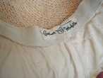 60’s America Straw hat with ribbon