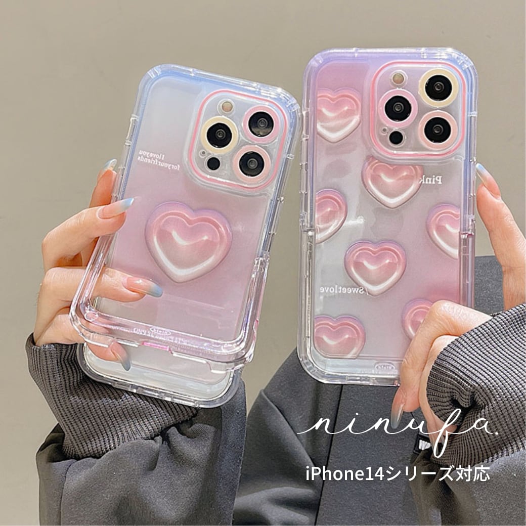 国内正規品 iPhone11スマホケース ハートショルダー♡韓国カワイイピンク 通販