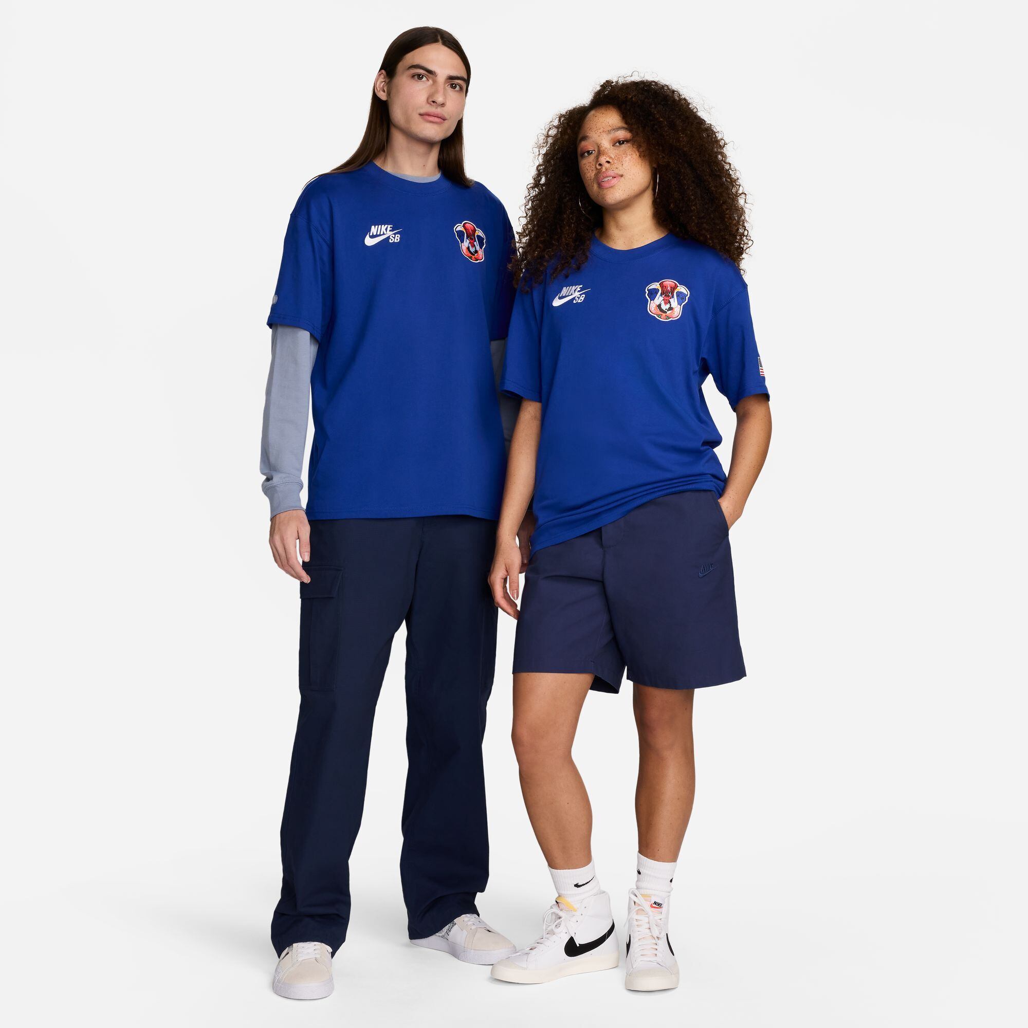 Nike SB U NK SB TEE USA OLY RTL OLD ROYAL FZ8935-417