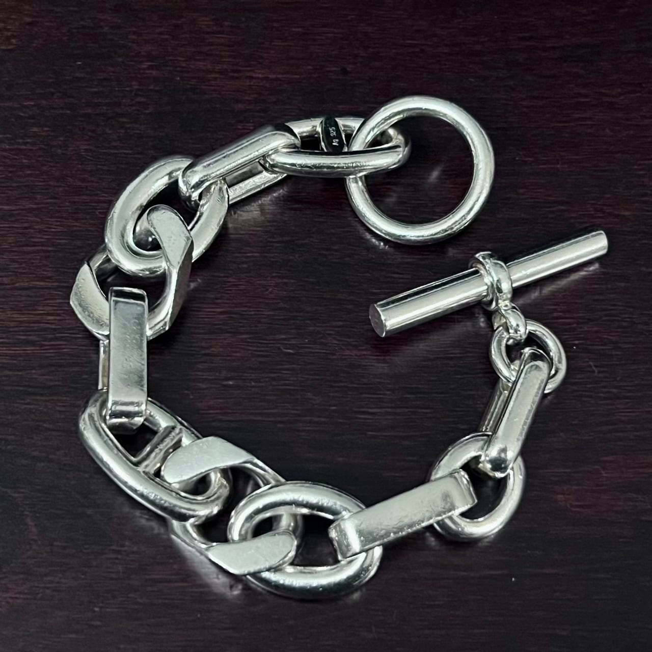 HERMES Alea Bracelet GM Sterling Silver | エルメス アレア
