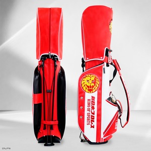 ⛳予約受付中⛳【初回150本限定】新日本プロレス キャディバッグ<スタンドタイプ>　限定特典→ ストレートタイプヘッドカバー（ドライバー用）付き