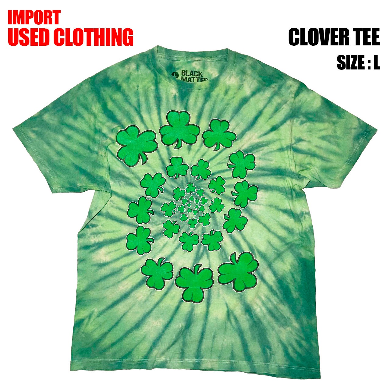 【IMPORT古着】CLOVER TEE (size L)
