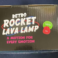 レトロ ロケットラバランプ グリーン レッド | 暮らしのトレジャー生活