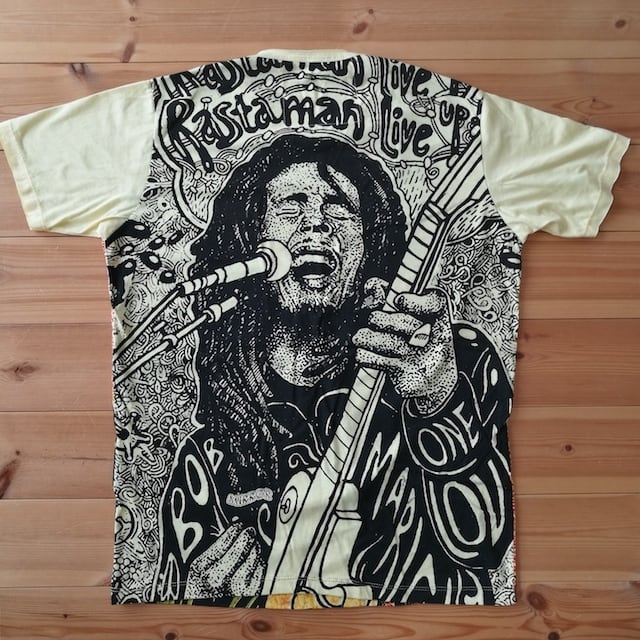 ボブ マーリー レゲエ Tシャツ イエロー Bob Marley Reggae Roots T