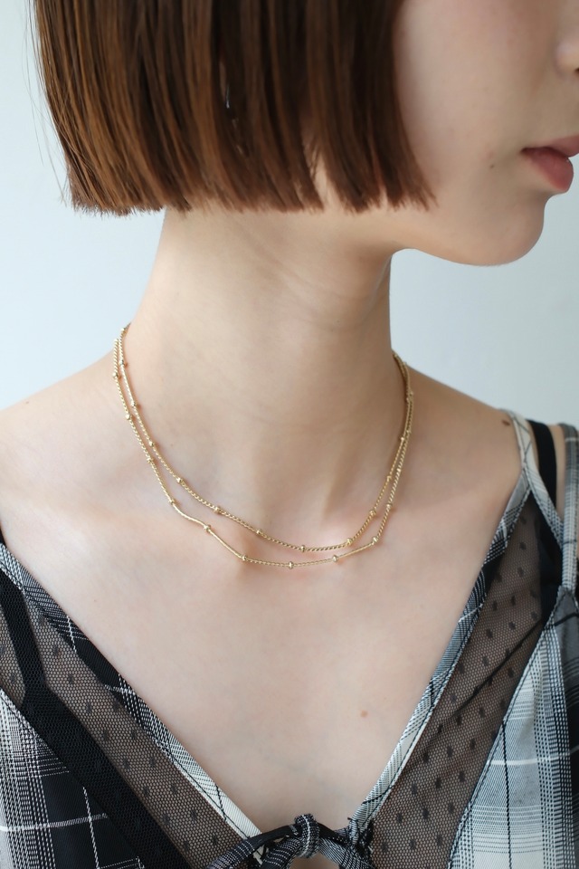 Sea'ds Mara　Flow Ball Glasses Chain　Gold