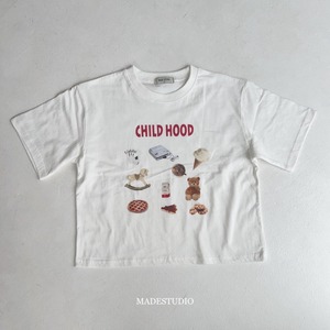 【即納】sticker tee // madestudio