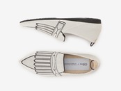pointed-TROMPE / WHITE