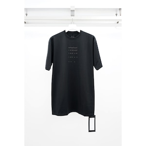 [The Viridi-anne] (ザヴィリディアン) VI-3674-01 COTTON JERSEY EMBROIDERED S/S T-SHIRT (BLACK)