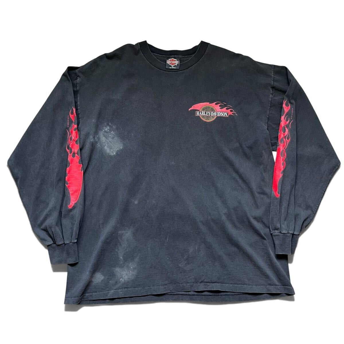 XL】90s USA製 Harley-Davidson ハーレーダビッドソン ロンT