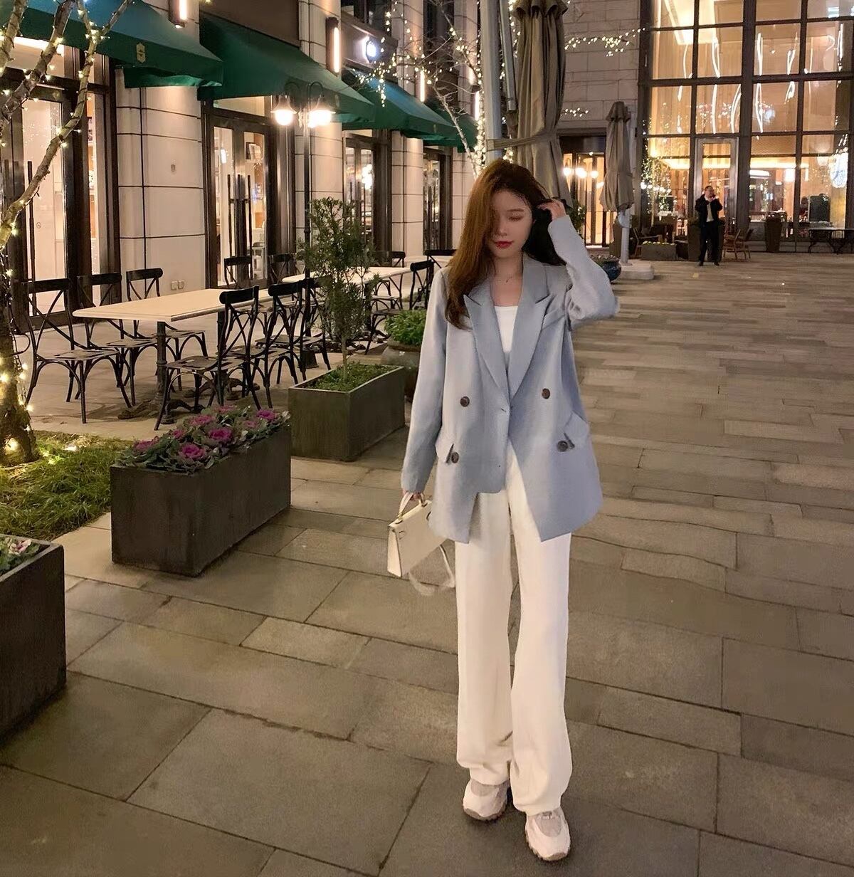 ブルージャケット スプリングルーズ ストリート 春物 6Du_Shop_Women92357543782