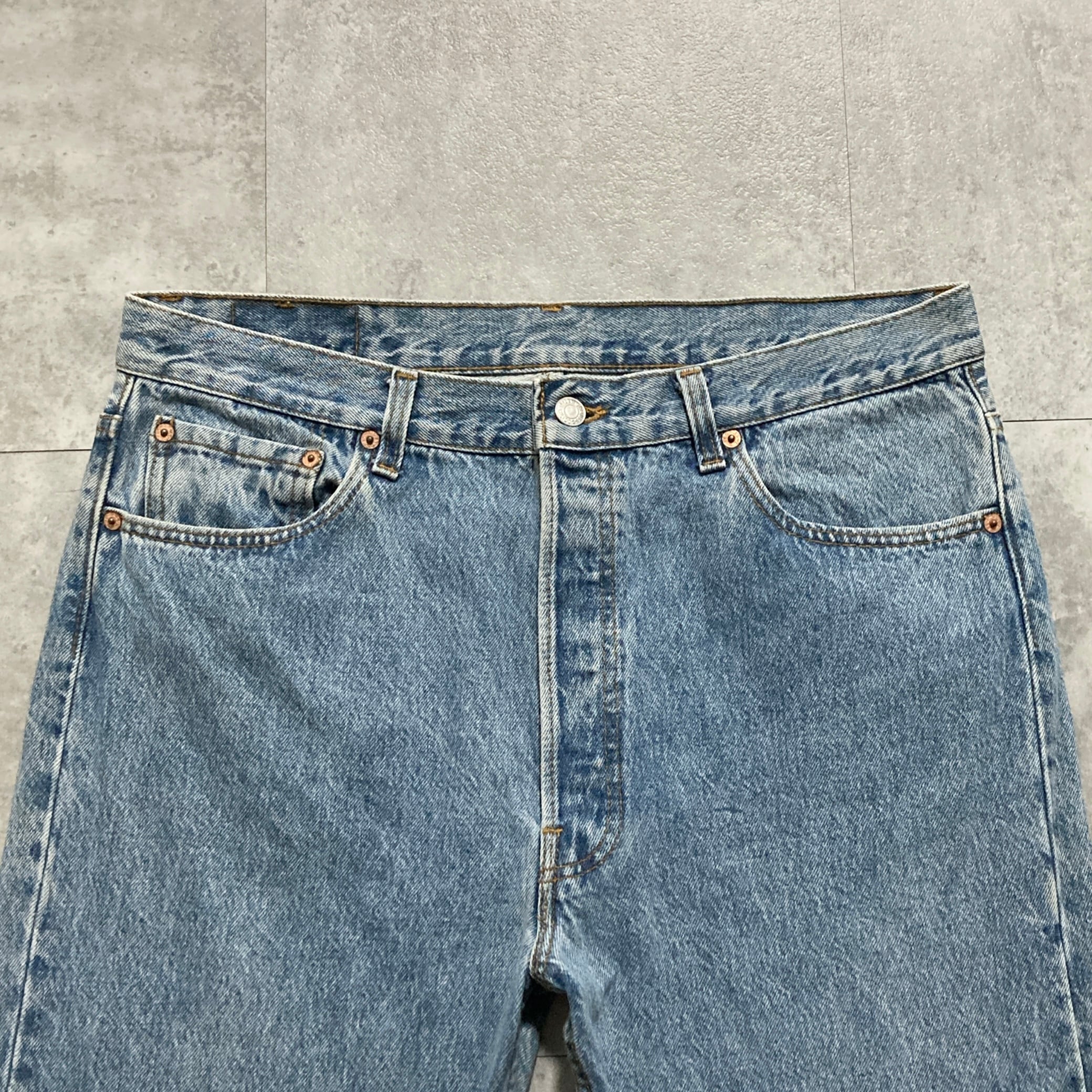 W36 L32】90's US.Levis 501 リーバイス ノックスビル工場(532) ボタン