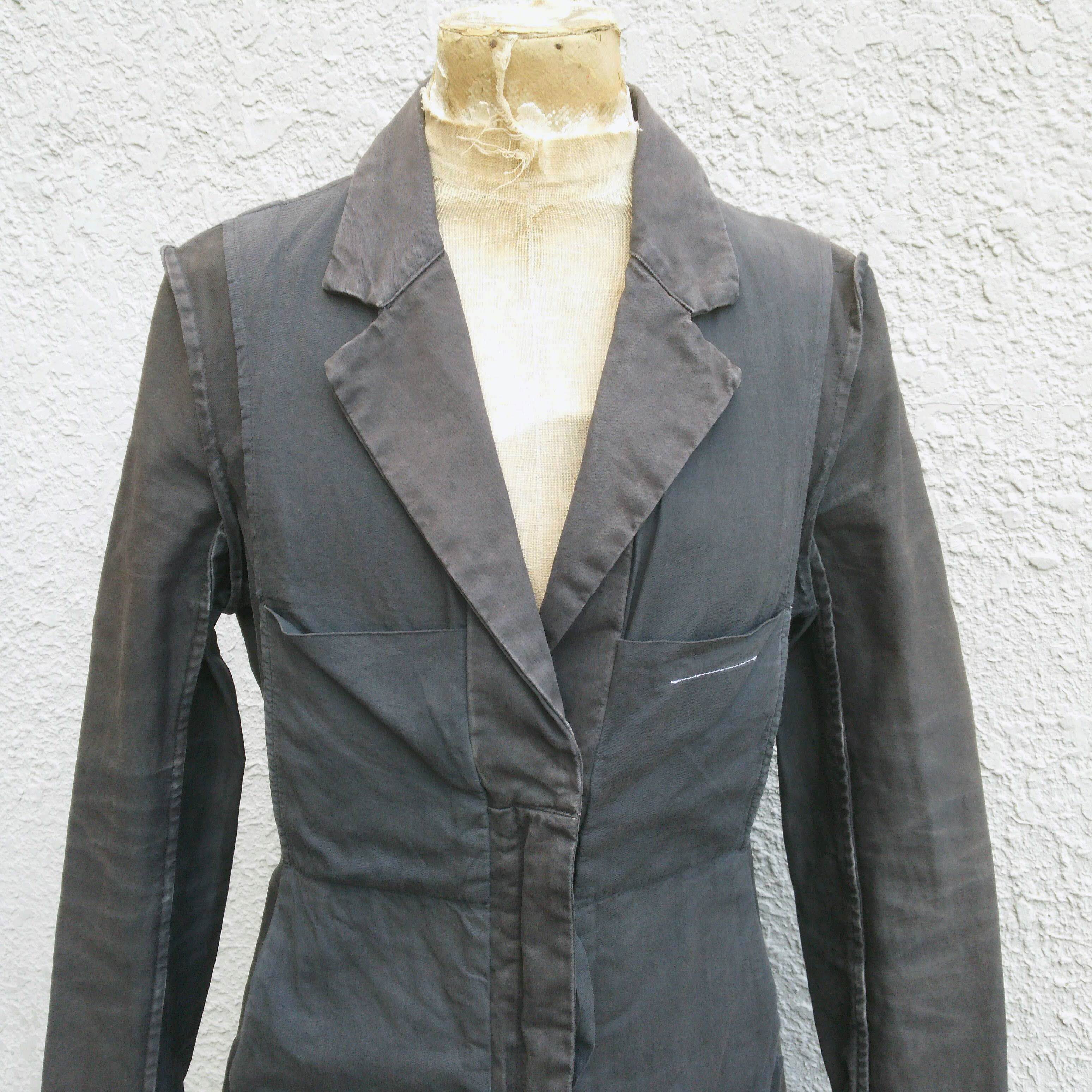 【国内正規品/2004AW】マルタンマルジェラMARTIN MARGIELA 6/MM6/リバーシブル/ミリタリー/コート/38/ここのえ/