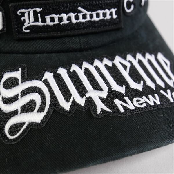 SUPREME　シュプリーム キャンプキャップ 　黒 Supreme キャンプキャップ