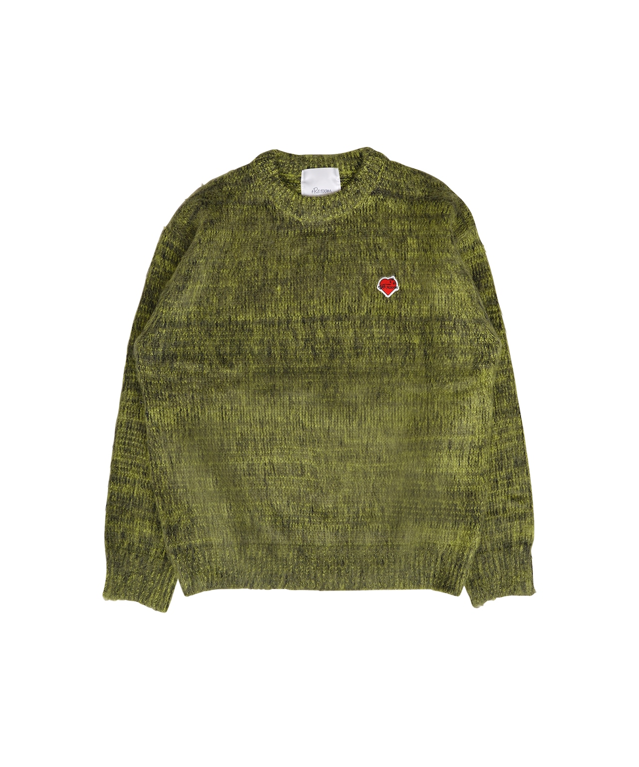 【#Re:room】SHAGY MIX CREW BIG KNIT［REK149］