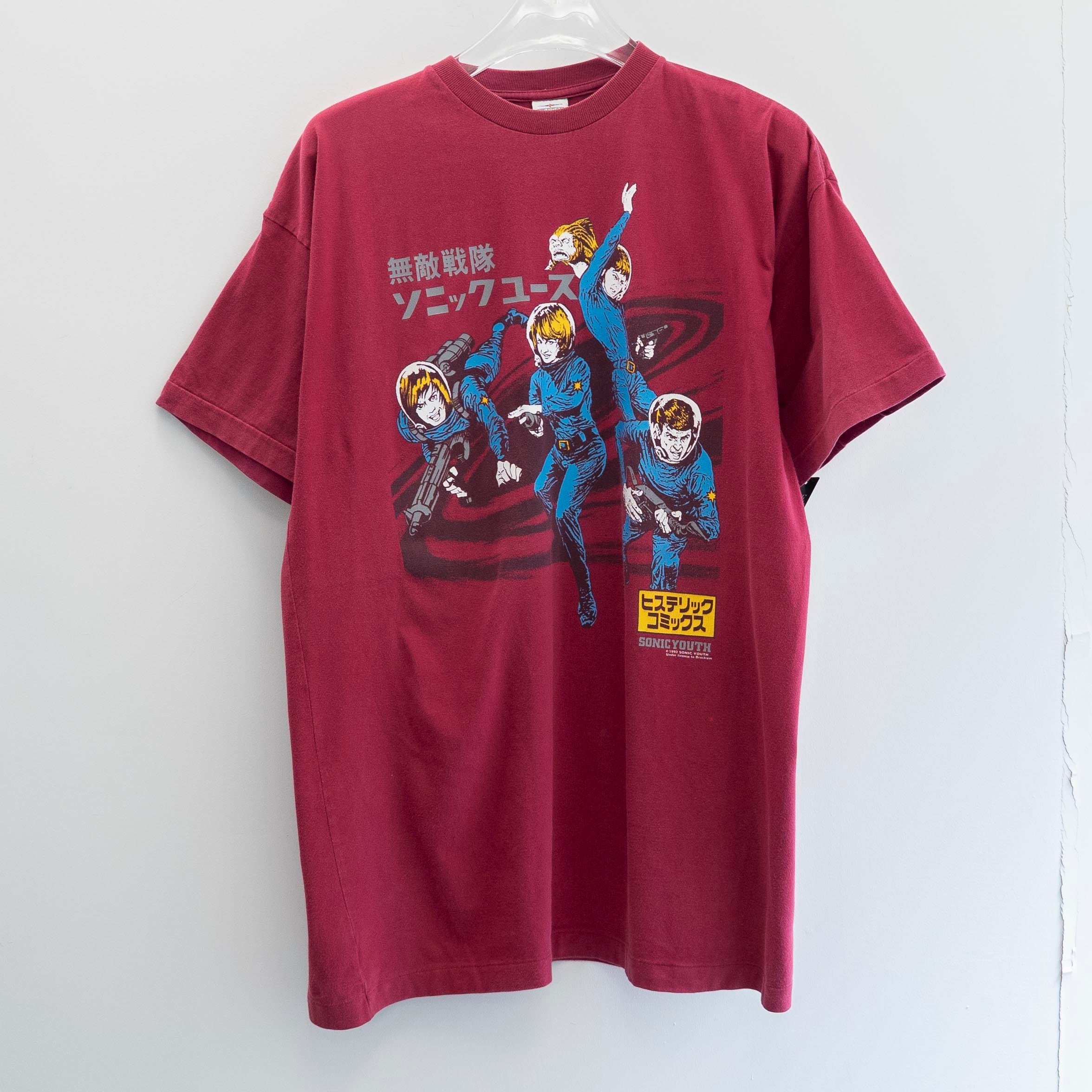 Sonic Youth " 無敵戦隊 Bordeaux ” Euro XL 【A4-448】