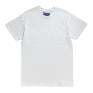 "P(F)ass(h)ionable" Tee WHITE