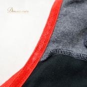 社交ダンス 衣装 トップス Tシャツ ブラック系 チャコット Luigi 黒 赤 日本製 練習 レッスン 伸縮 ストレッチ バレエ ヨガ リボン 半袖 かわいい シンプル ダンス衣装 イベント Chacott レッド系 グレイ系