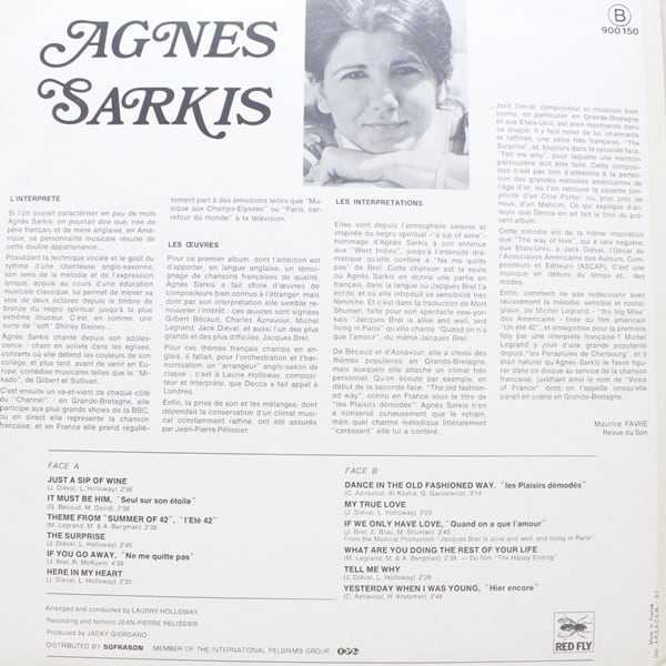 Agnes Sarkis / Tell Me Why [900 150, 900.150] - 画像2