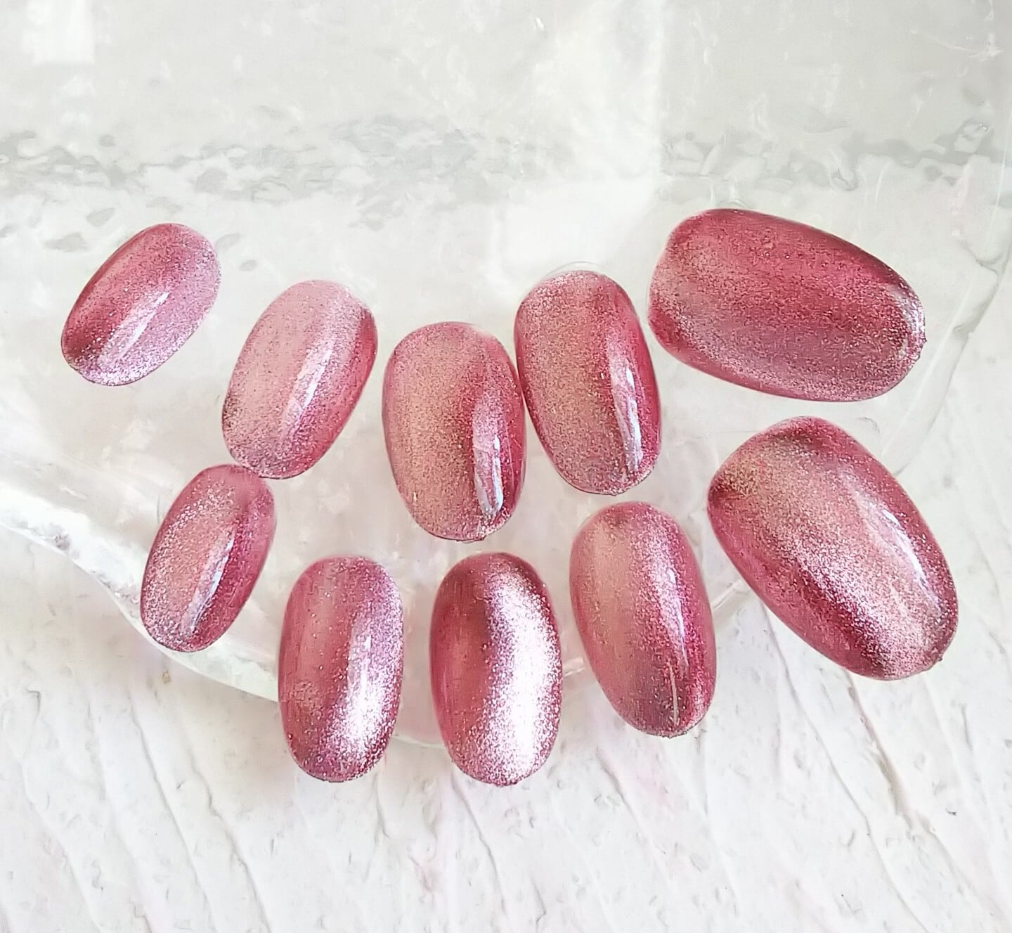 Romanceローズ マグネットジェルカラーネイルチップ Magnet gel color