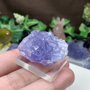 4.幻想的な色合い☆ヤオガンシャン産・ブルーフローライト原石