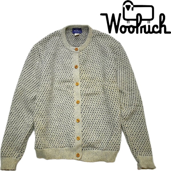 バードアイ風　Wool rich カーディガン