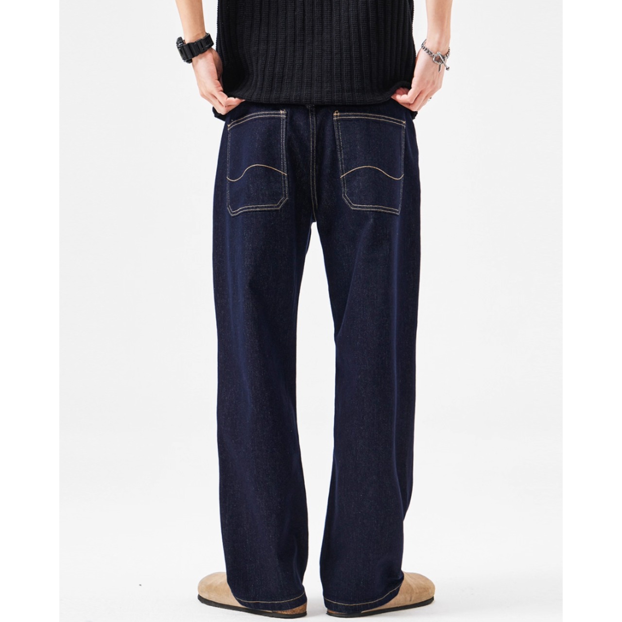 レギュラーフィット ストレートパンツ af0345