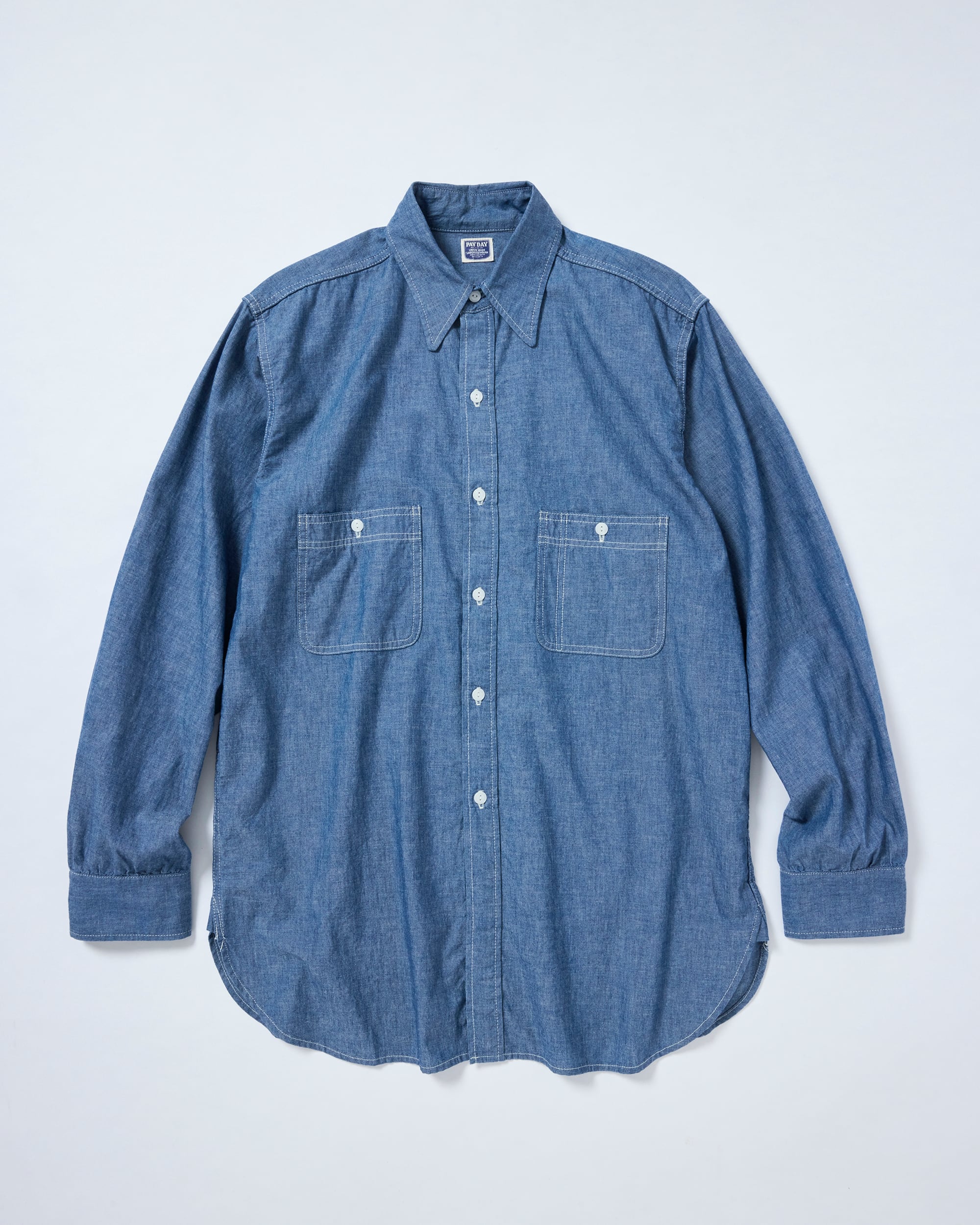 【PAY・DAY】40' CHAMBRAY SHIRTS #PD38-SH-6