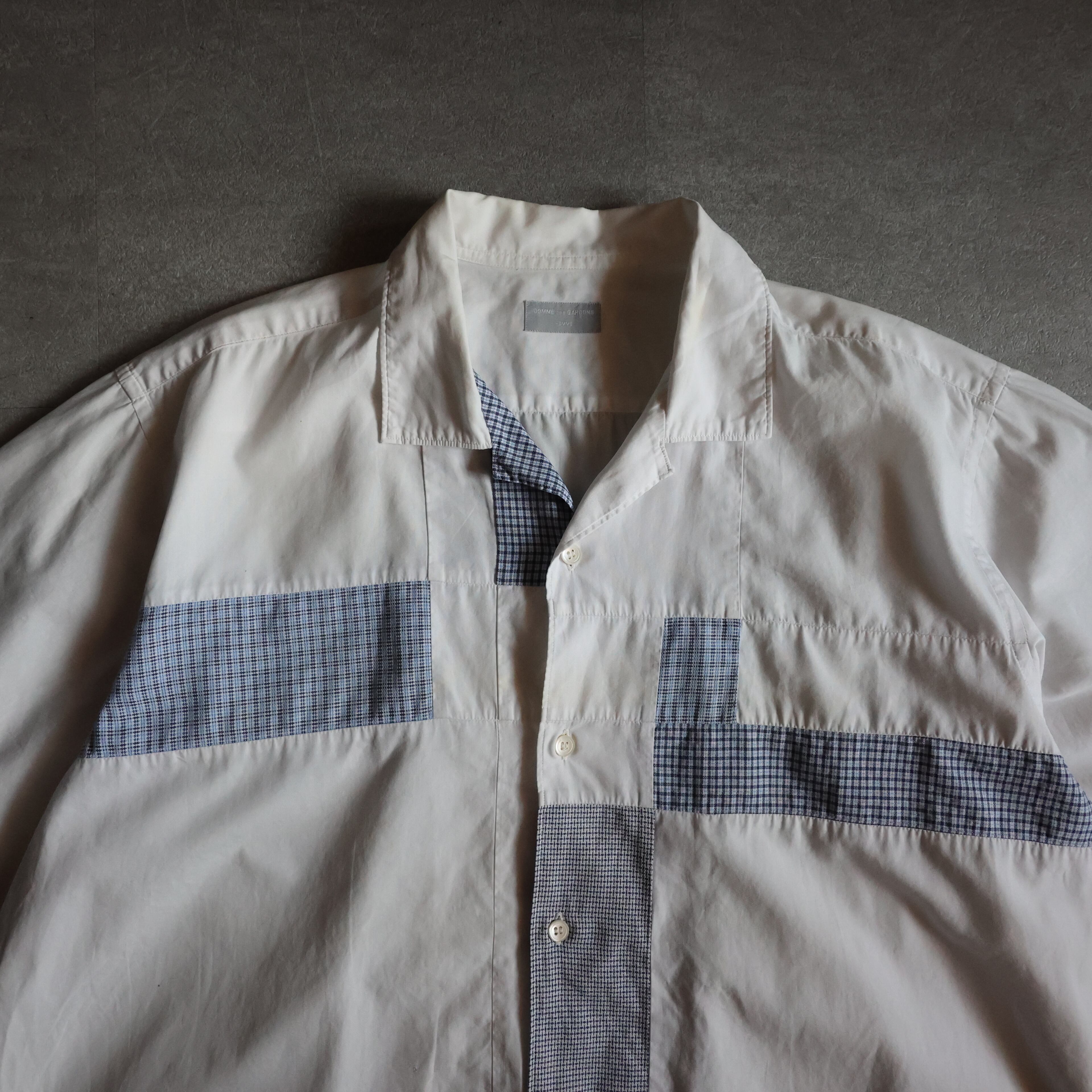 USED】90-03s COMME des GARCONS HOMME ''田中オム'' patchwork open