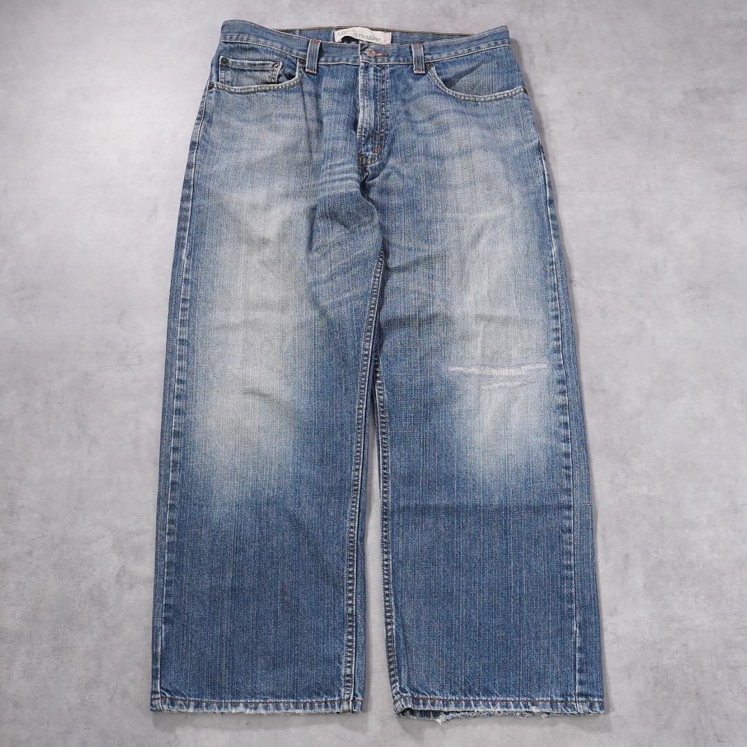 リーバイス569 Levis W34 ブルーデニム 青 00s 古着 18360