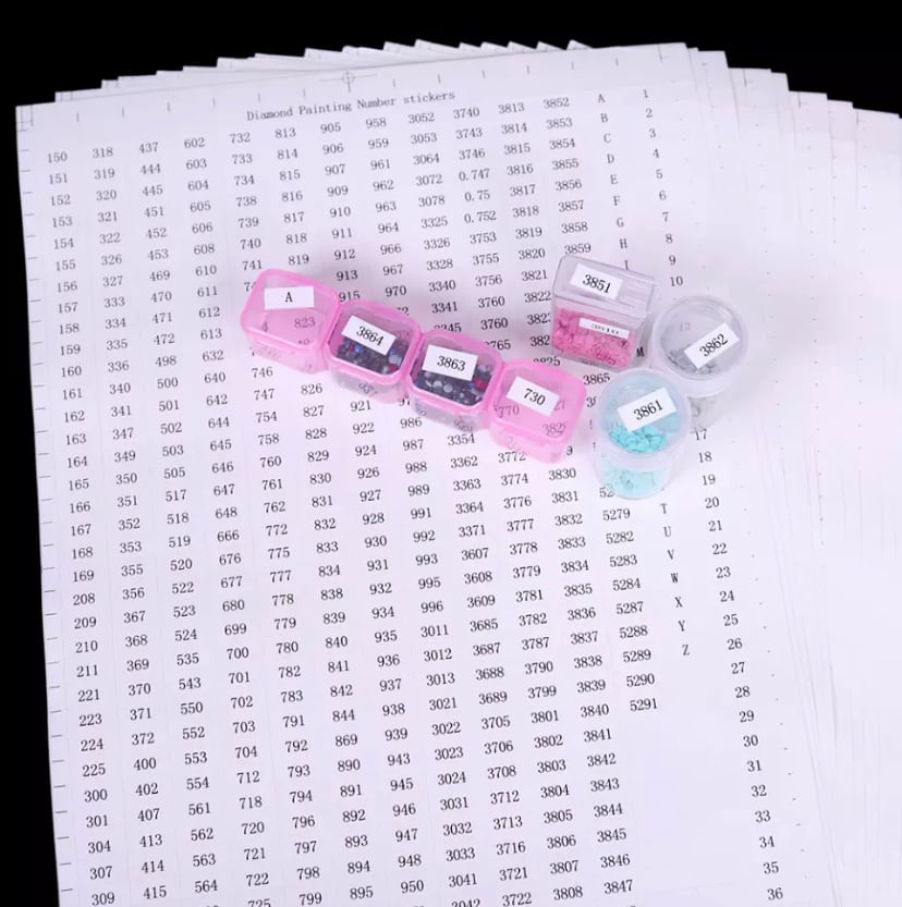 再入荷‼️【ビーズ番号シール】便利ツール