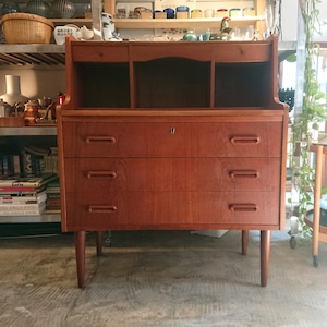 Denmark Danish vintage Writing bureau/北欧デンマーク ビンテージライティングビューロー チーク材 