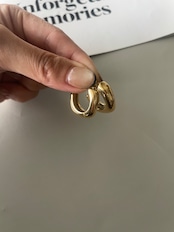 solid curve hoop pierce