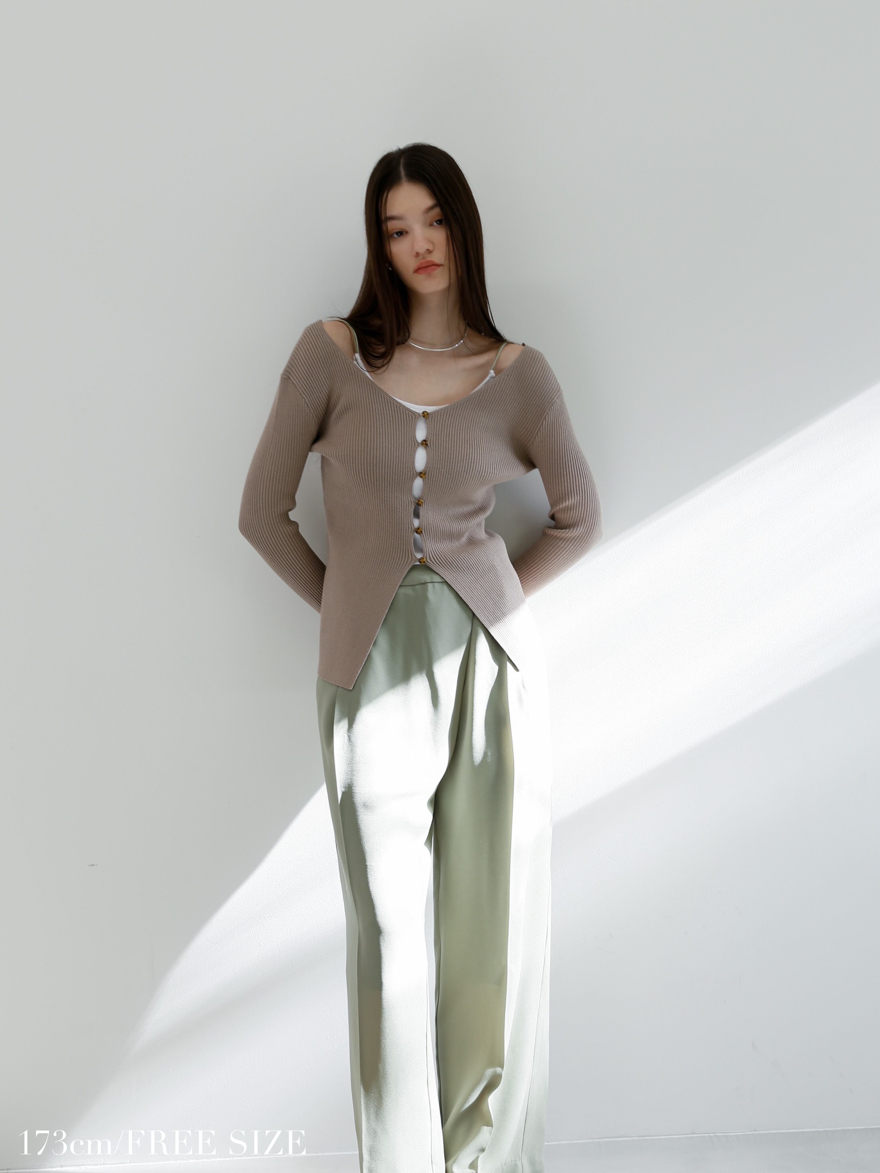 ニット/セーター cara by katrin TOKYO 2way rib knit 2way long rib knit | Katrin TOKYO