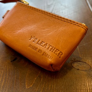 ワイツーレザー【Y'2 LEATHER】HORSE HIDE KEY POACH CAMEL