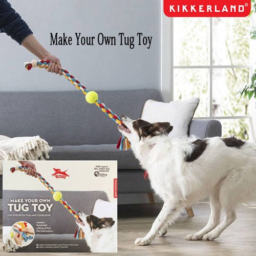 Make Your Own Tug Toy メイク ユア オウン タグ トイ DIY ペット用品 犬 おもちゃ KIKKERLAND キッカーランド DETAIL