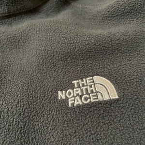 【THE NORTH FACE】ハーフジップ フリースジャケット ポーラテック ワンポイントロゴ 刺繍ロゴ プルオーバー トップス インナーフリース M ノースフェイス POLARTEC US古着