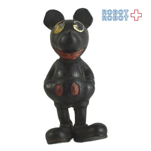 Seiberling社 ミッキーマウス ラテックス製フィギュア 黒 1930年代