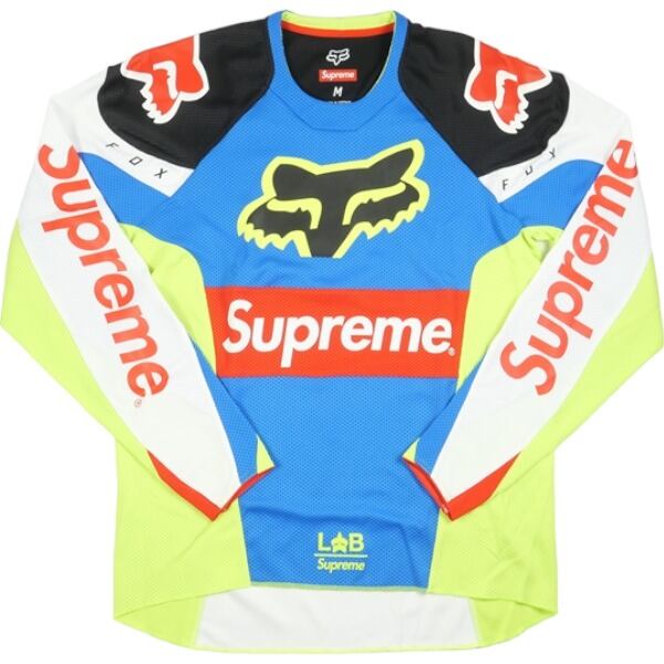 Size【S】 SUPREME シュプリーム ×Fox Racing 18SS Moto Jersey Top