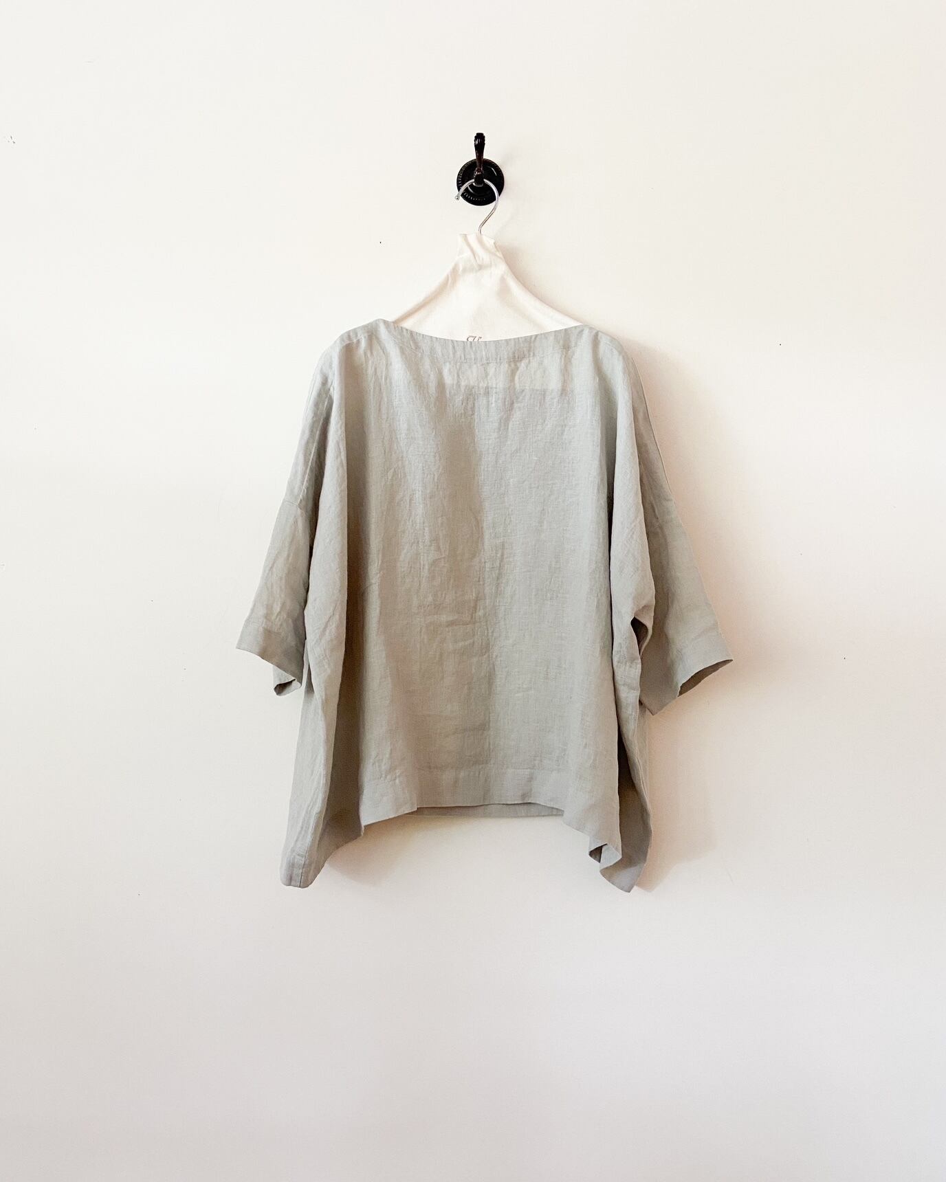 evam eva リネンワイドプルオーバー　linen wide pullover