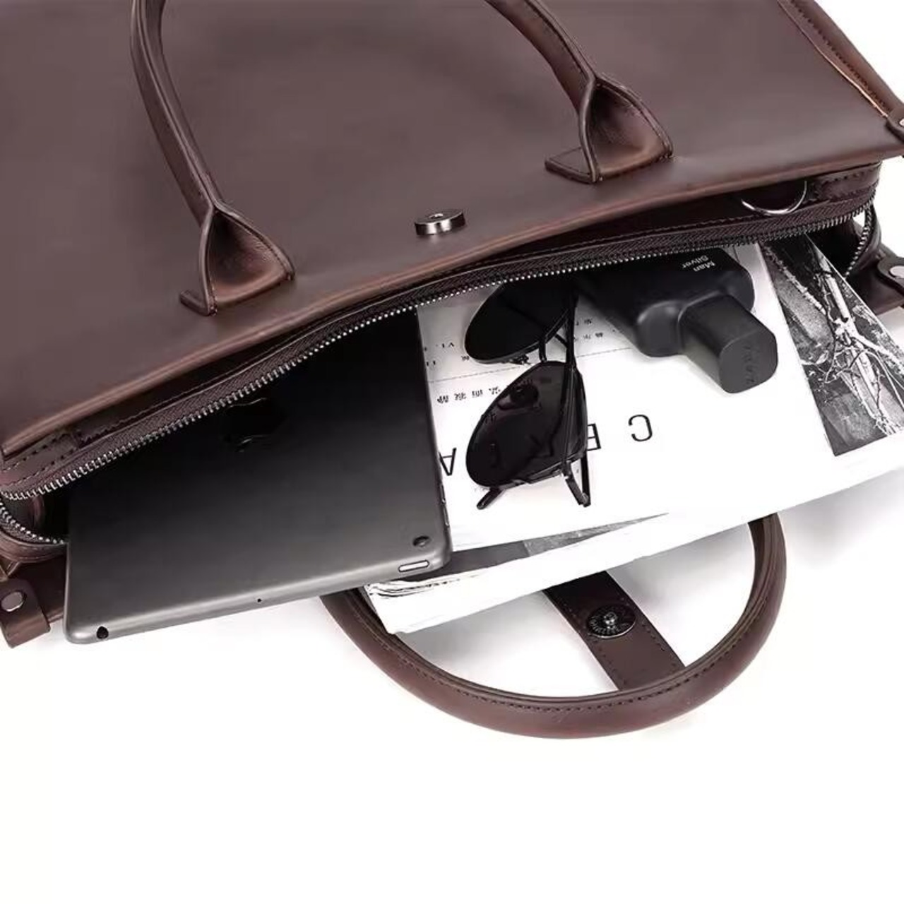 retro briefcase handbag 00390