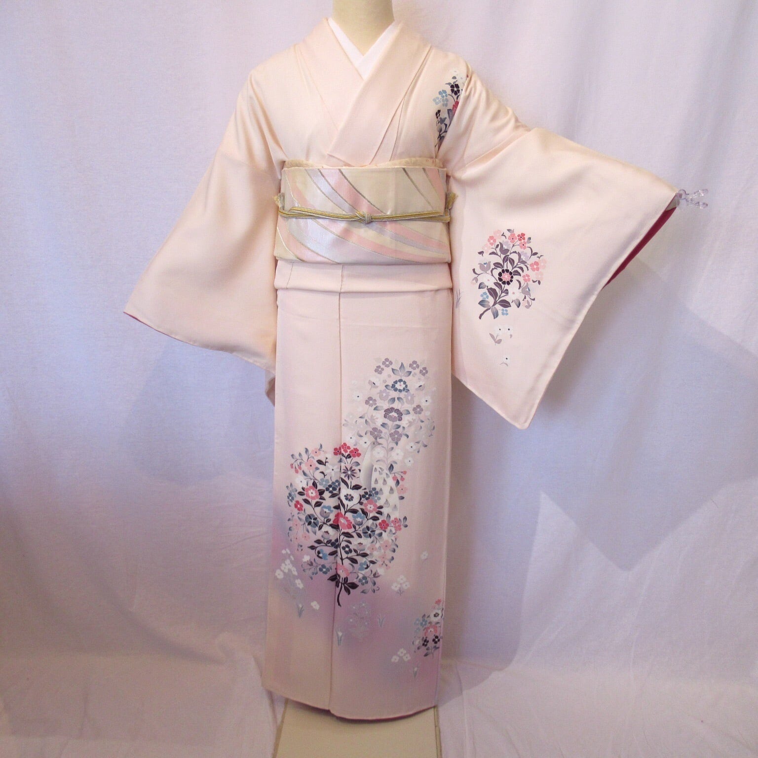 高身長薄ピンク訪問着1461 | リサイクル着物と着物ジャケットLa遇 Used