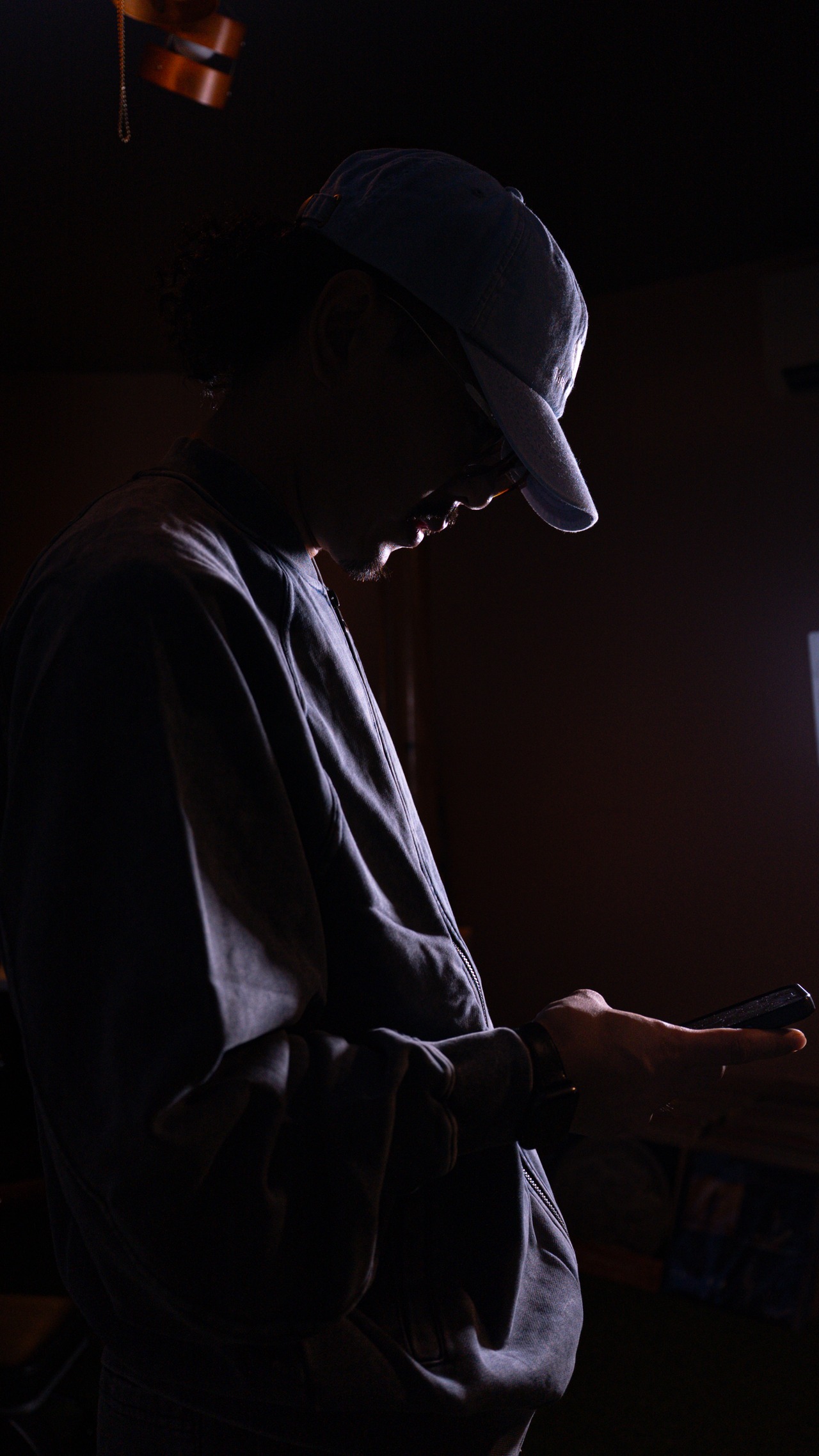 Vintage Washed Sweat Jacket [Denim]