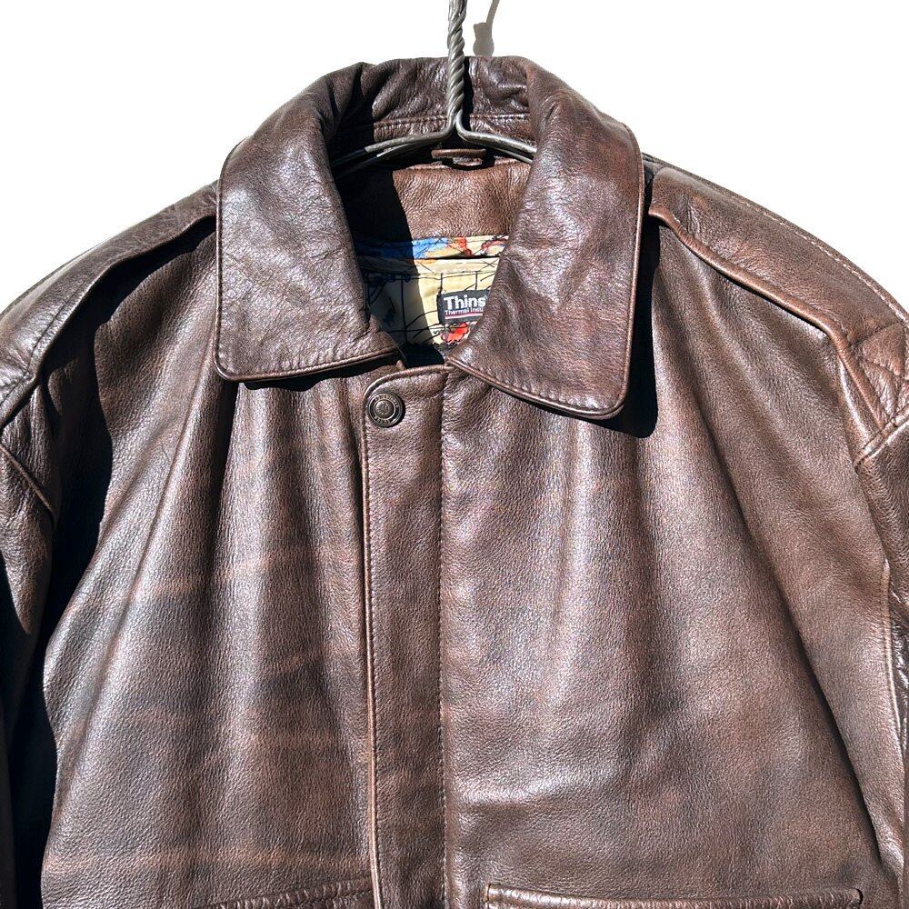 WILSONS] Vintage A-2 Style Leather Jacket [1990s-] Vintage Type A