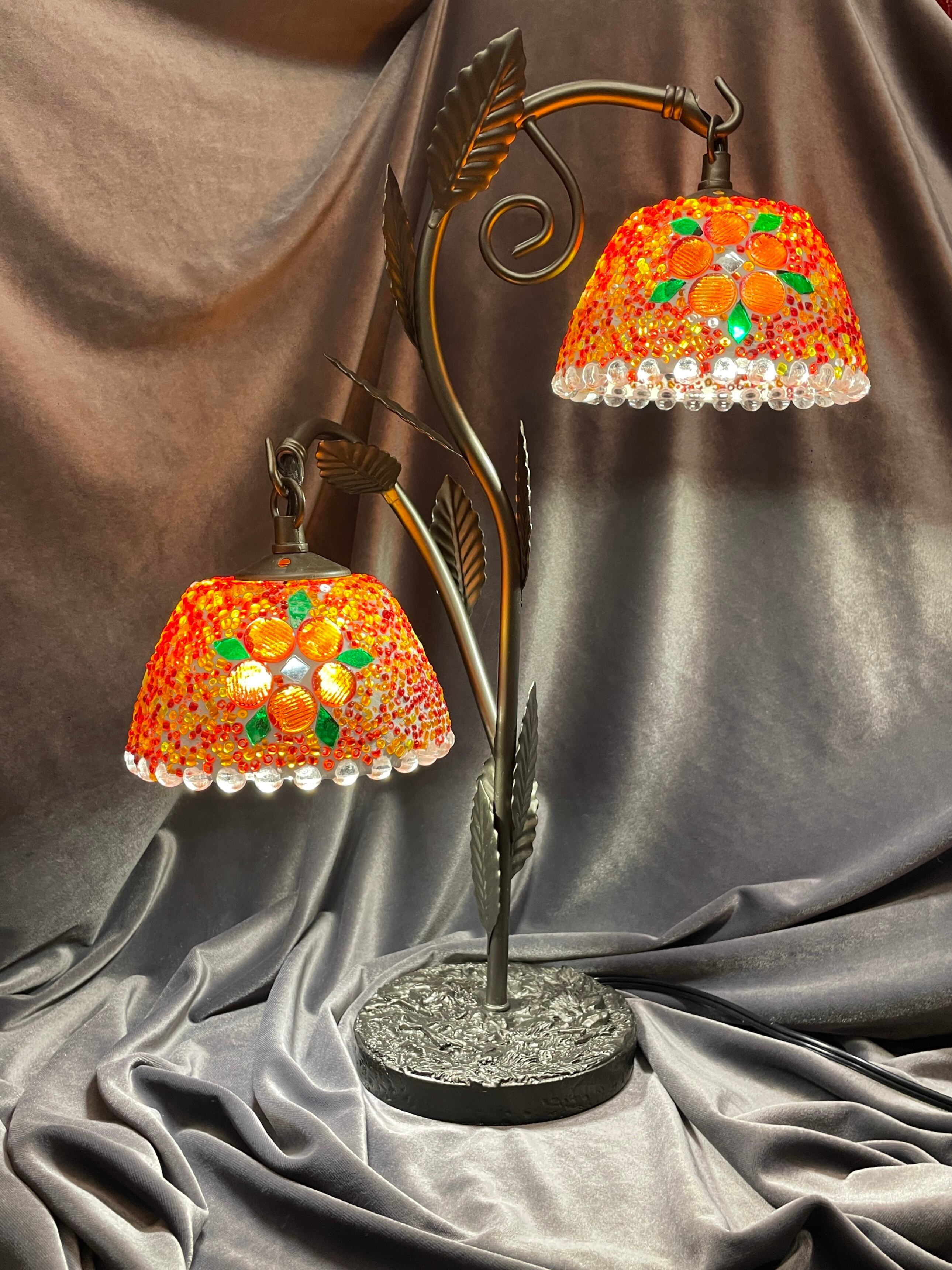 ＊NEW＊トルコ製ハンドメイド モザイクランプ（レッド） NEW＊トルコ製ハンドメイド モザイクランプ（レッド） NEW＊トルコ製