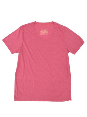 Ouky（オーキー） Classic V Neck T-Shirt / A10 Pink - ピンク