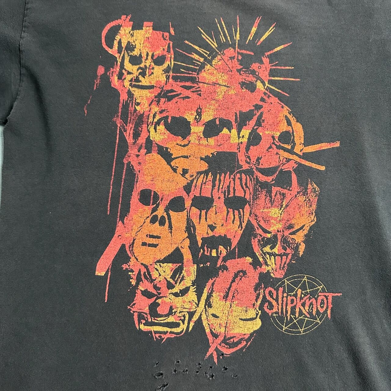 激レアUS輸入00s】スリップノット バンドTシャツ 両面プリント メンズL