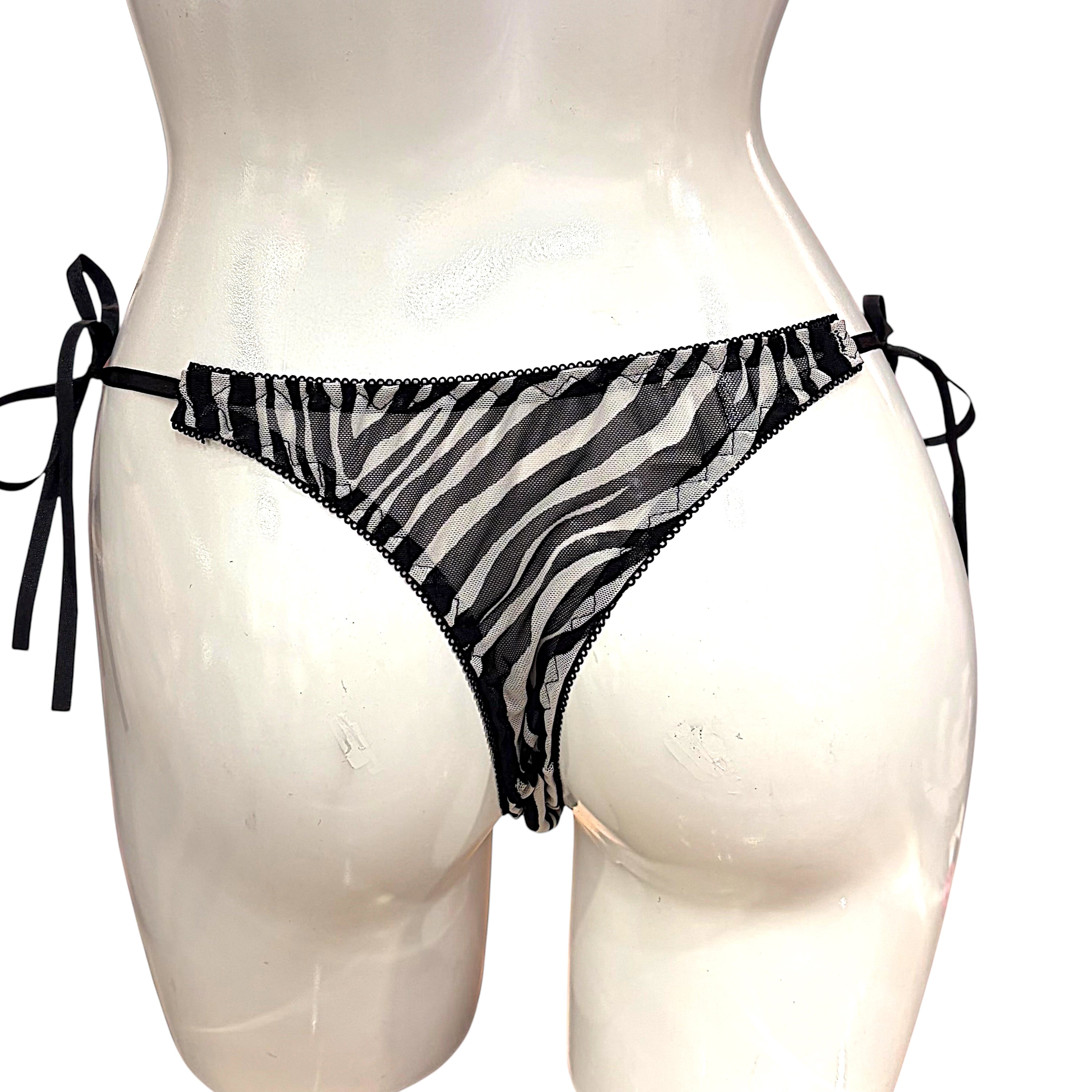 Slip【PIXY25 ゼブラ】ゼブラ柄×透け感セクシーランジェリー | 【公式