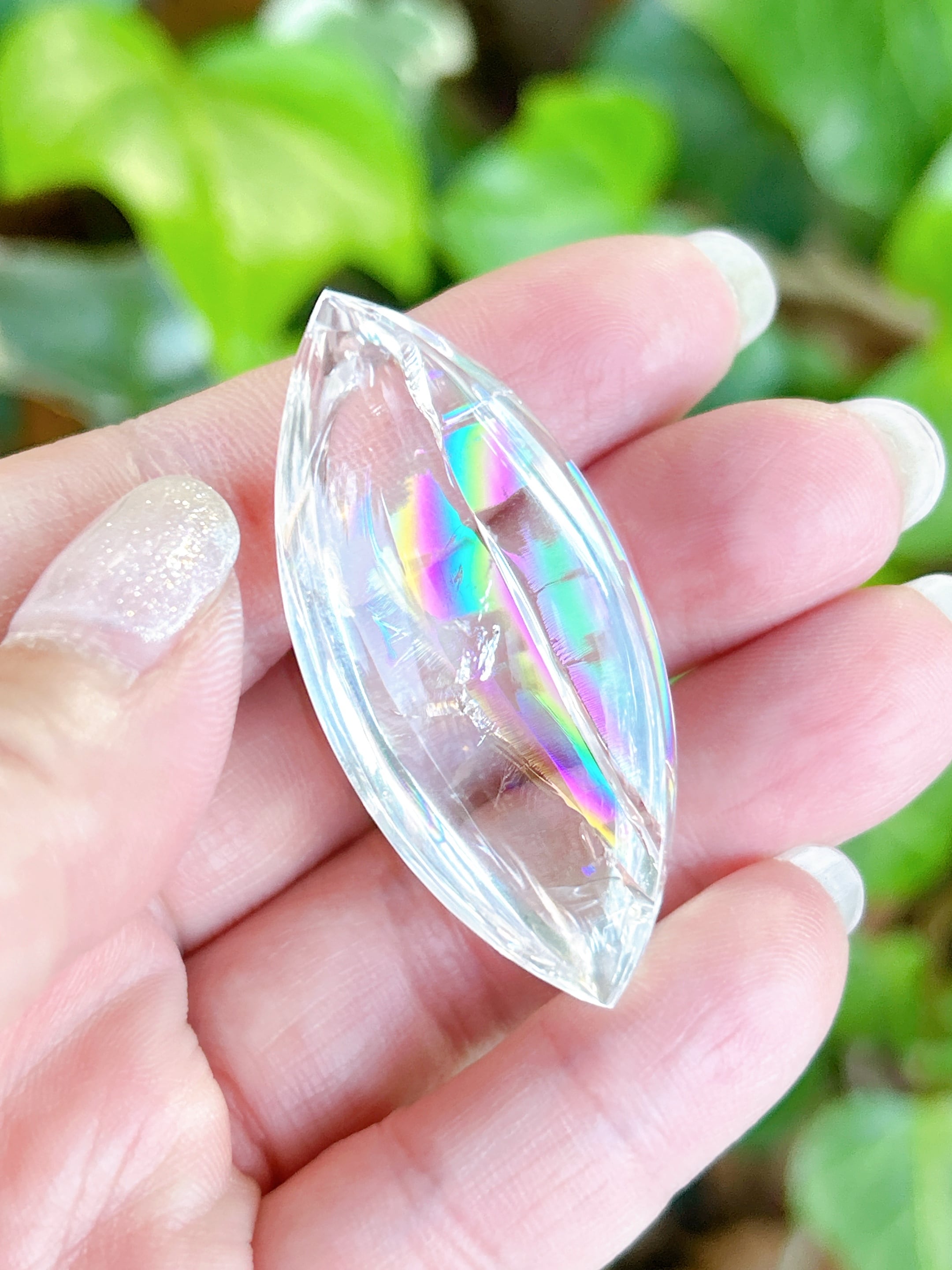 天然水晶 レインボークォーツ ブレスレット 水晶ブレスレット レインボークォーツ アイリス クォーツ 高品質